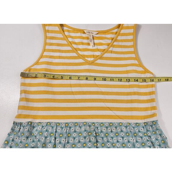 Matilda jane size M Floral mixed media boho sleevless summer career teacher EUC - Picture 7 of 8